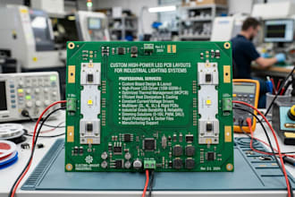 do custom high power led pcb design for industrial lighting systems
