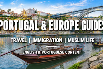 write portugal and europe travel and immigration guides