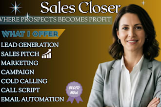 sales closer real estate dental clinic solar company coaching marketing agency