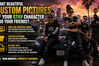 create high quality images of your gta5 character