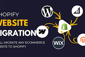 migrate woocomerce, worldpress to shopify, wix squarespace migration to shopify