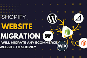 migrate woocomerce, worldpress to shopify, wix squarespace migration to shopify