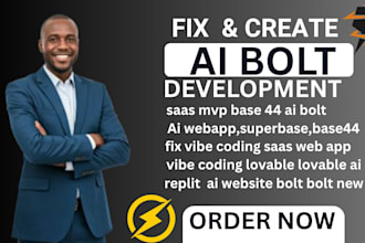 build custom ai saas mvp with bolt, firebase dashboard auth and apis integration