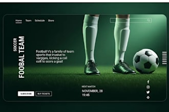 build gaming community website esports tournament sports football website