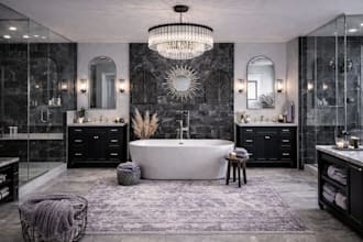 create a luxury interior design concept