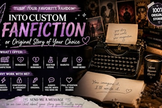 wirte fanfiction or story of your choice