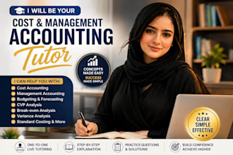 be your accounting and finance tutor