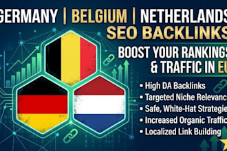 build germany belgium and netherlands SEO backlinks