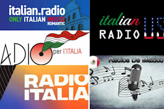 do a radio promotion for your song and ads on italy, mexico radio live