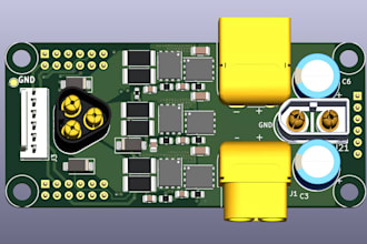 design bldc motor driver, dc motor controller, and industrial power pcb