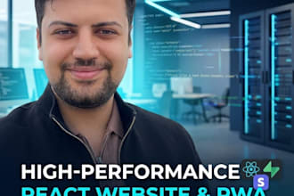build a professional sales website and pwa