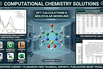 provide research assistance for dft calculations and molecular modeling