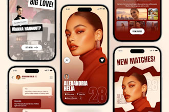 develop dating app, social media app, video chat app