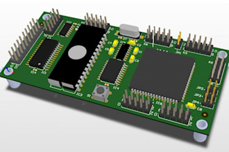 design pcb schematic, single or multillayer pcb board complex hardware in kicad