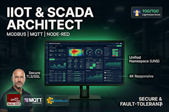 architect real time mqtt scada web dashboard industrial iot systems node red ui