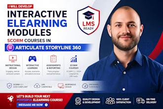 build interactive ppt slides in articulate storyline rise360 onboarding training