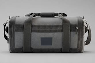 create 3d custom bag mockups for printing and branding use