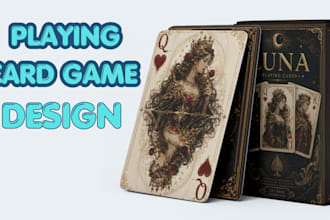 design 52 custom poker card deck custom playing card playing card game design