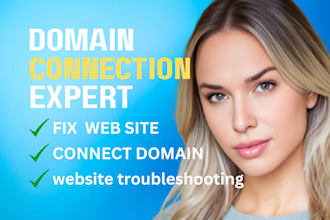 connect domain and fix website connection errors