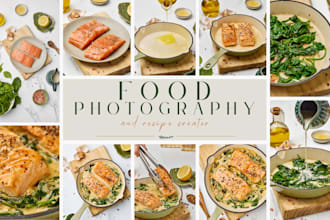 create custom recipes and professional food photography