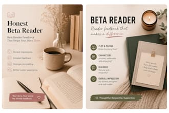 beta read your novel with detailed and honest feedback