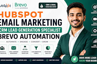 hubspot email marketing crm lead generation specialist brevo automation