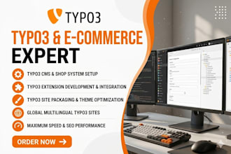 provide top typo3 services build fix upgrade to v12 and optimize your SEO