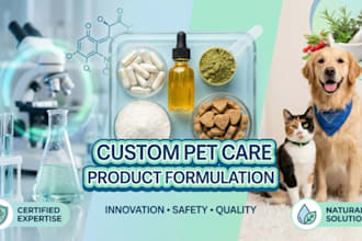 custom pet care product formulation and supplement development