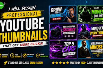 make stunning youtube thumbnails for more views
