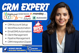 automate zoho crm hubspot gohighlevel ezlynx honeybook monday zapier integration