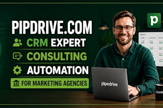 set up pipedrive CRM for marketing agencies