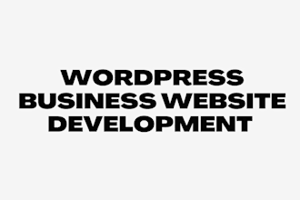 create a fast responsive wordpress business site