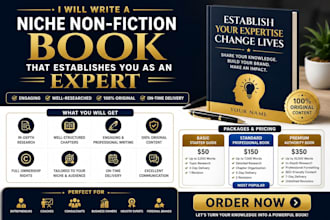 write a niche non fiction book that establishes you as an expert in your mind