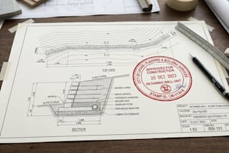 design professional retaining wall plans and drainage systems