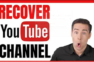 recover terminated, removed or deleted youtube channel