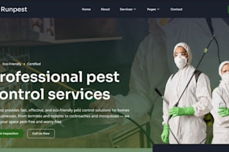 design wix pest control website locksmith website towing company website