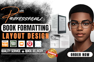 format your manuscript for amazon kdp, lulu and ingramspark