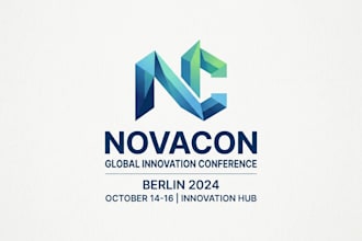 design a modern and professional conference logo for your event