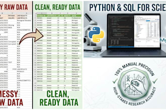 clean and organize your datasets