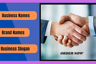create memorable business name ideas and brand names