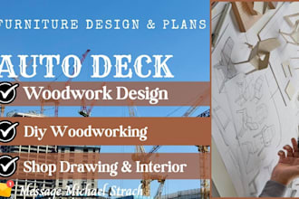 design woodworking plans, DIY, furniture, carpentry and joinery shop