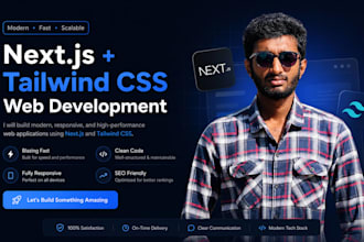 create a modern, responsive nextjs webapp for just 5 dollars