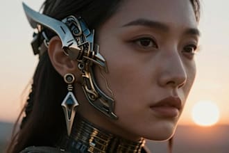 create professional ai art and realistic character design