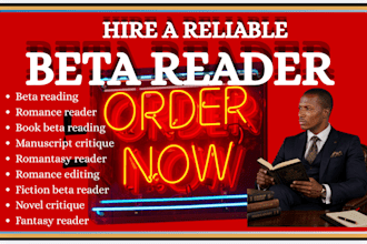 beta read your romance, dark romance and romantasy novel with detailed feedback