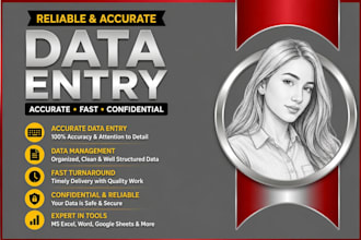 provide efficient data entry services with 100 percent accuracy
