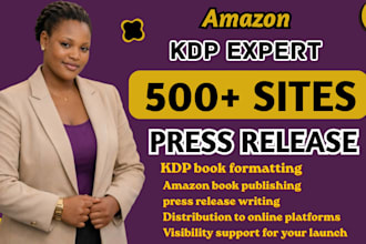 do book press release for book launch, book promotion, amazon book launch