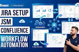 setup jira jsm confluence jira service management workflow automation