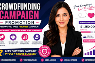 promote your crowdfunding campaign and help raise donations