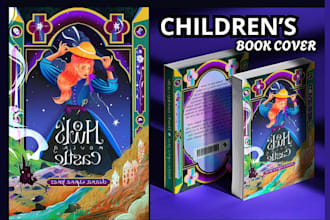 design a children book cover, KDP ebook cover or paperback cover