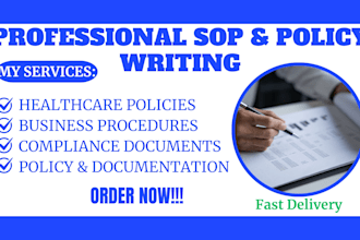 create professional sop and business procedure documents